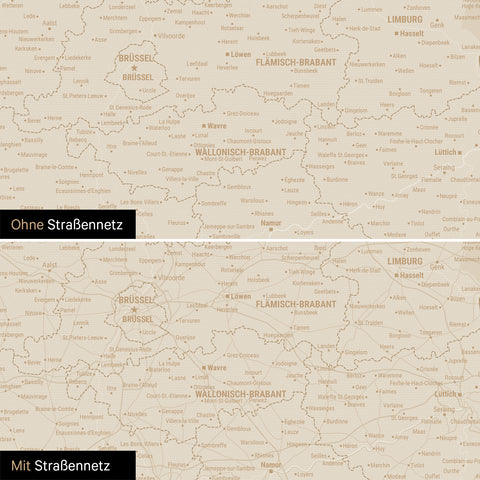 Benelux Push Pin Map TRAVEL® – Hale Navy