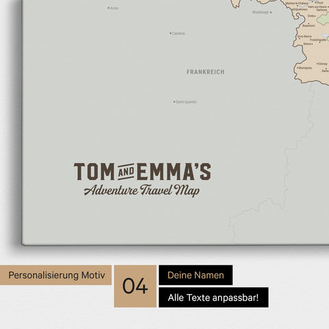 Political Benelux Push Pin Map TRAVEL® – Multicolor Atlas