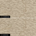 Magnetische Deutschland-Karte in Desert Sand mit optionalem Straßennetz von Autobahnen und Landstraßen