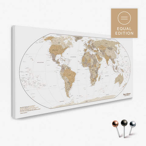 Mapy świata EQUAL EARTH