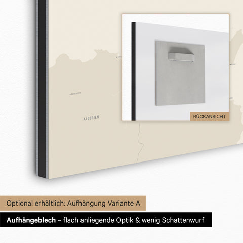 Mapa Włoch TRAVEL® Tablica magnetyczna – w 21 kolorach