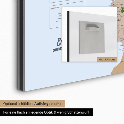 Mapa Europy dla dzieci Magnetboard – MINIVENTURES® Brown