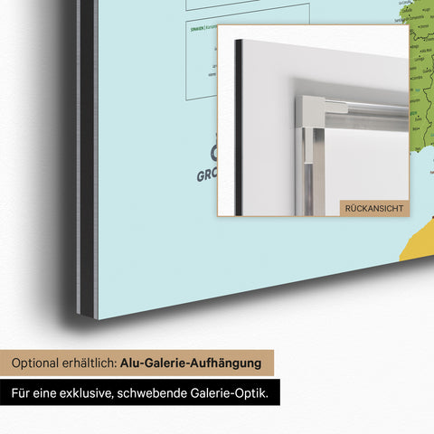 Mapa Europy dla dzieci Magnetboard – MINIVENTURES® Classic