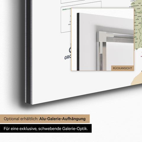 Mapa Europy dla dzieci Magnetboard – MINIVENTURES® White