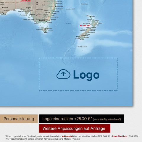 Physical World Map TRAVEL® Premium Poster – Multicolor Terra