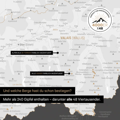 Magnetic Switzerland map TRAVEL® Magnetboard – Dark Gray