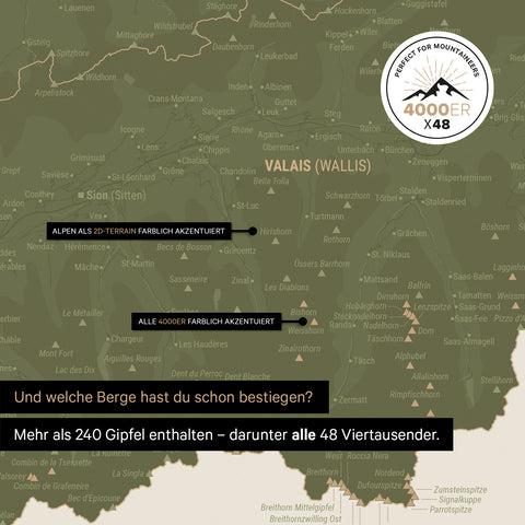 Magnetic Switzerland map TRAVEL® Magnetboard – Olive Green