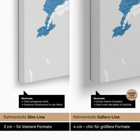 Switzerland Push Pin Map TRAVEL® – Ocean Blue