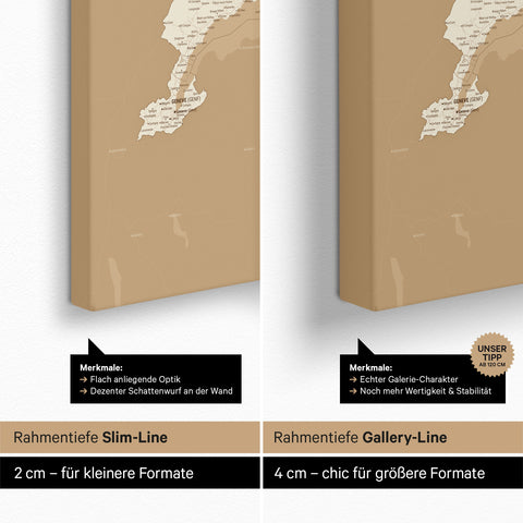 Switzerland Push Pin Map TRAVEL® – Treasure Gold