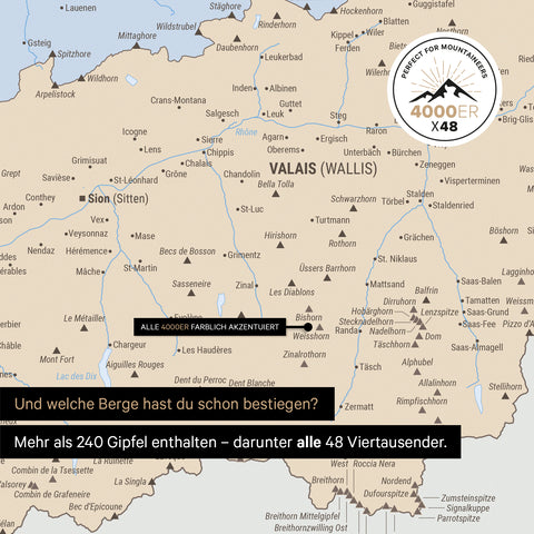 Political Switzerland map TRAVEL® Magnetboard – Multicolor Atlas