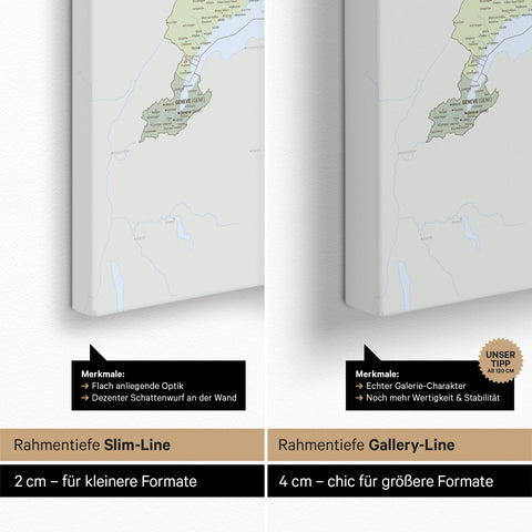 Switzerland Push Pin Map TRAVEL® – Multicolor Atlas (Political Map)