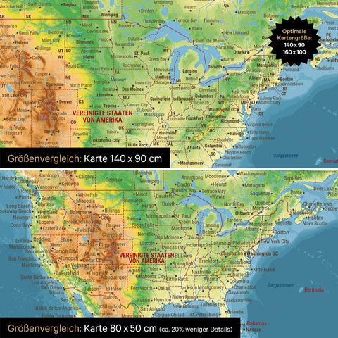 Topograficzna mapa świata z pinezkami TRAVEL® – Multicolor Topo