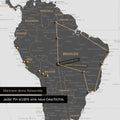Weltkarte in der Equal-Earth-Projektion, Farbe Light Gray, zeigt einen Ausschnitt von Afrika in seinen korrekten Größenverhältnissen und Proportionen